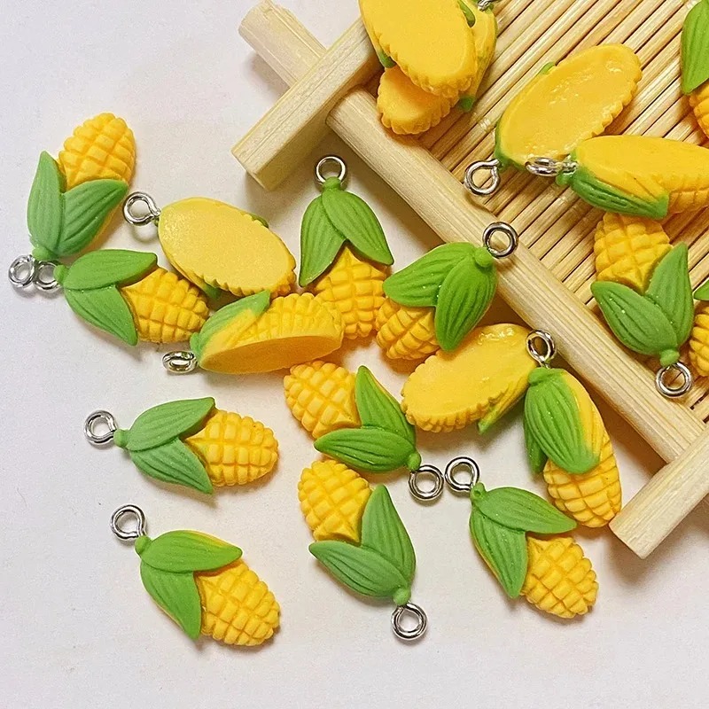 Resin Art Products - 20Pcs Funny Mini Corn Vegetable Resin