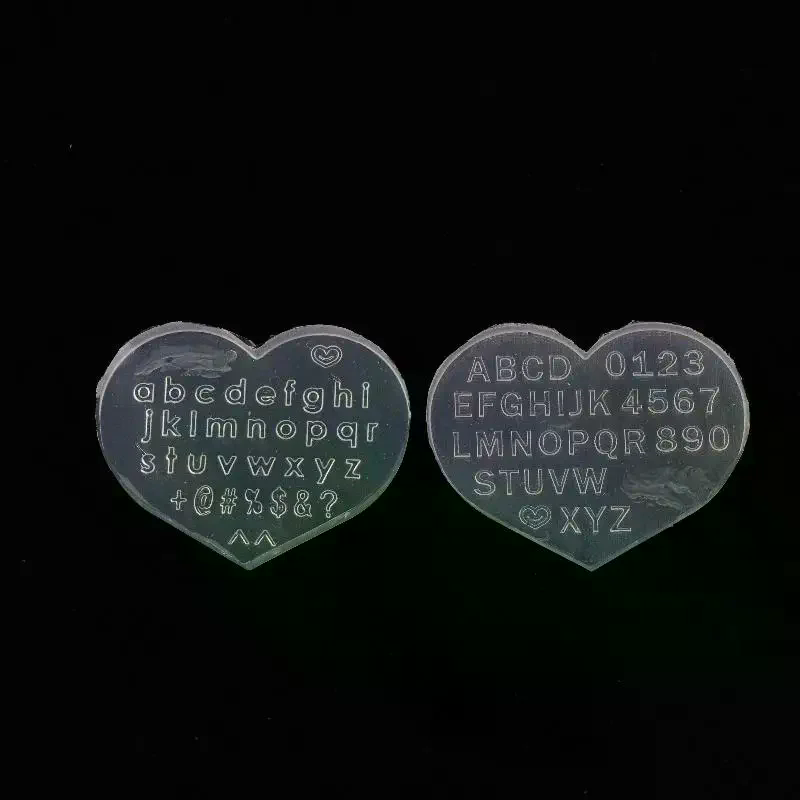 Resin Art Earrings Design - /Kuz/Art Decoration Universal English Letter Design