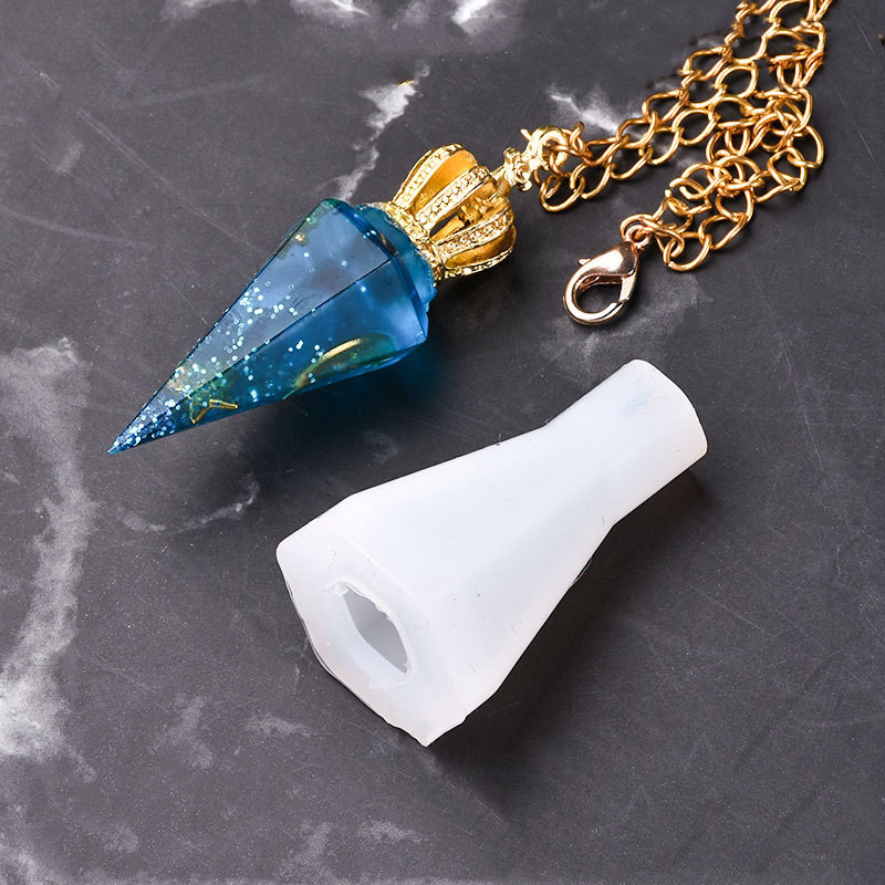 Resin Art Tool Kit - SNASAN Diamond Shape Necklace Pendant Silicone