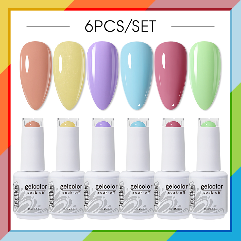 Uv Lamp Nail Resin - Arte Clavo Gel Nail Polish Set