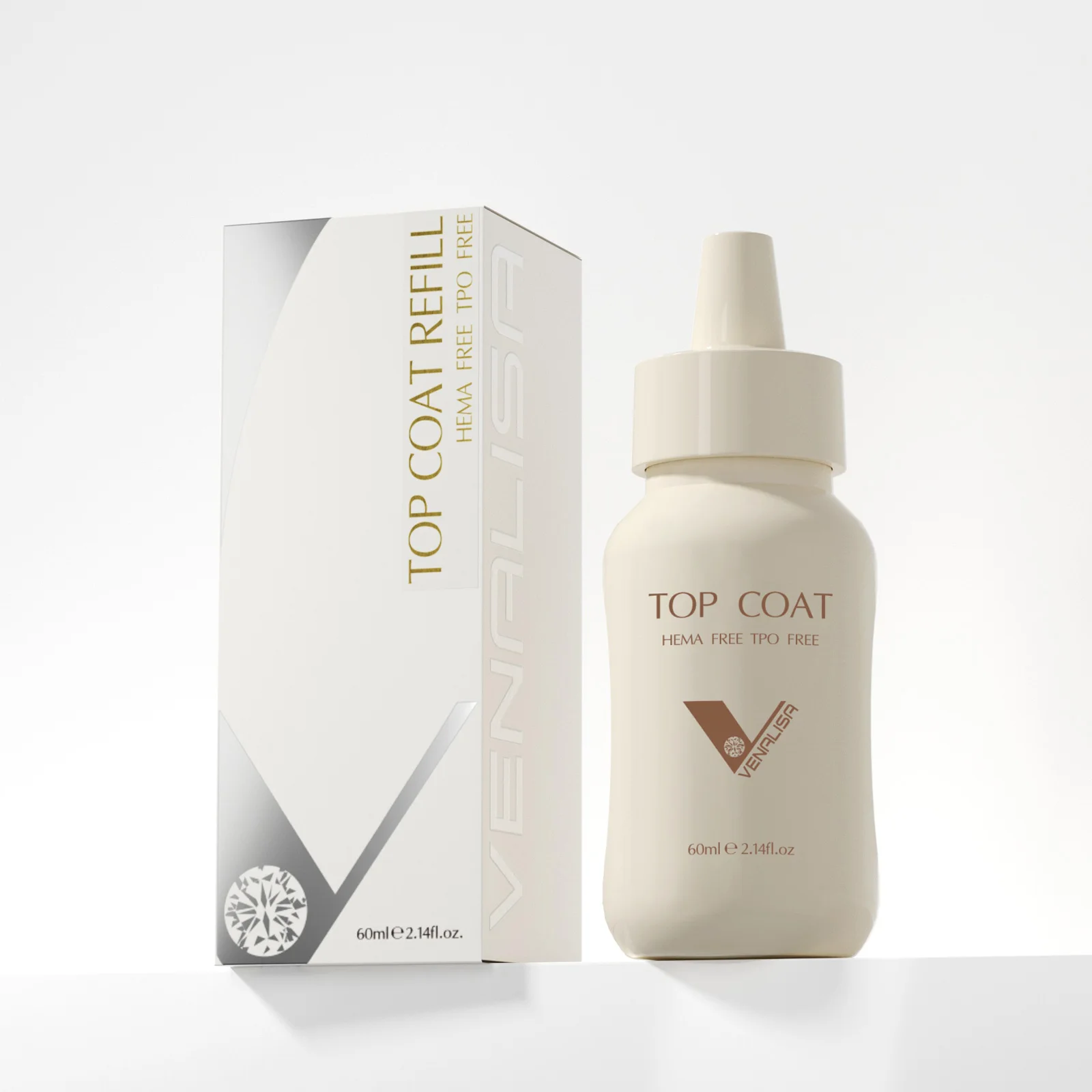 Uv Lamp Nail Resin - 30/60ml Venalisa Ultra Glossy Diamond Long