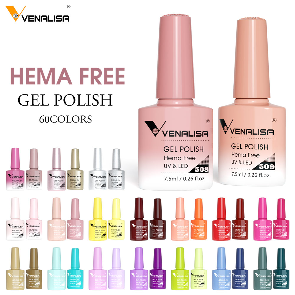 Uv Lamp Nail Resin - VENALISA VIP5 Luxury Gel Polish 7.5ml
