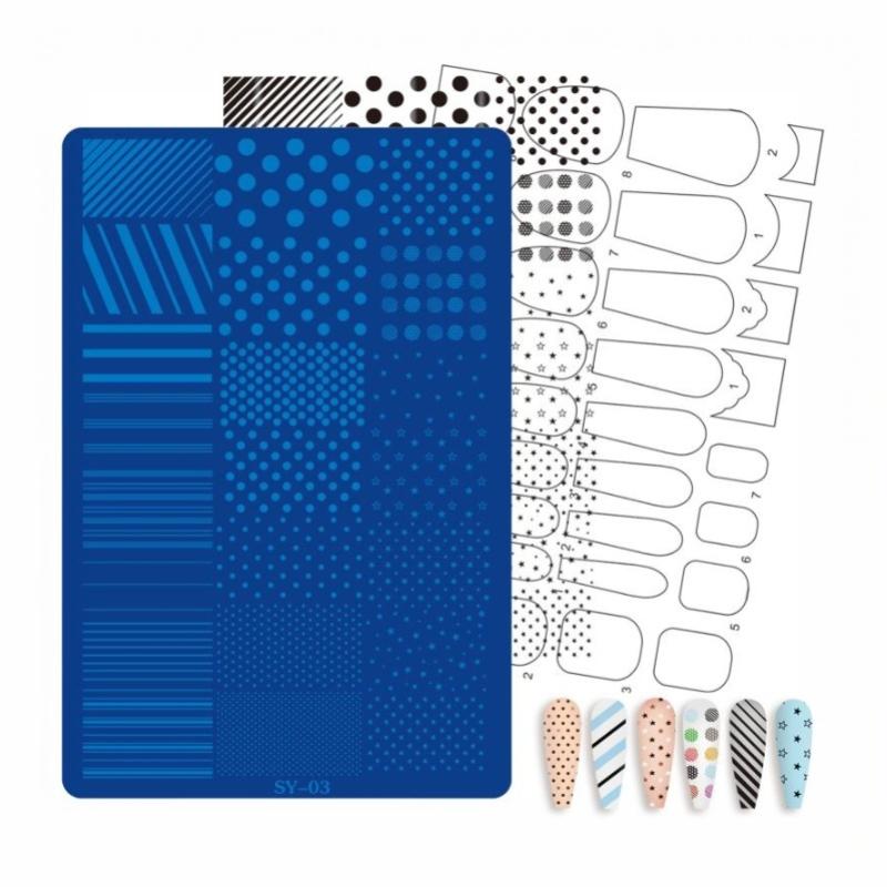 Resin Art Template - New Reusable Nail Art Transfer Stencil