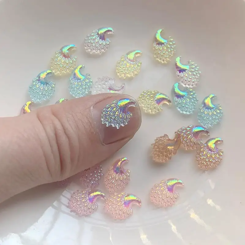 Resin Art Earrings Design - 50pcs/lot 8*12mm jewelry accessories resin Rhinestones