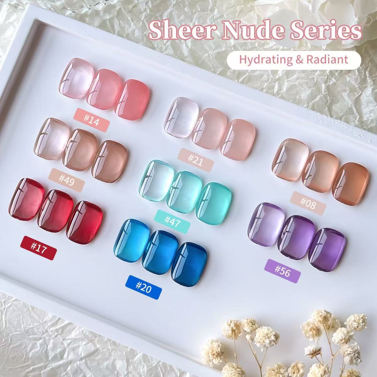 8 Colors Gel Nail Polish Kit 1 - Uv Lamp Nail Resin ulasan dan harga