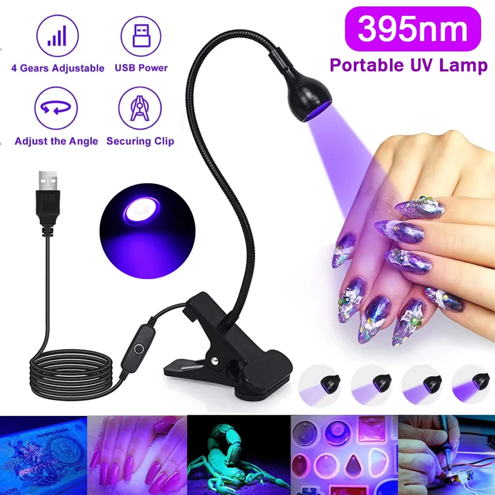 UV Nail Lamp 395nm Led Ultravi - Uv Lamp Nail Resin ulasan dan harga