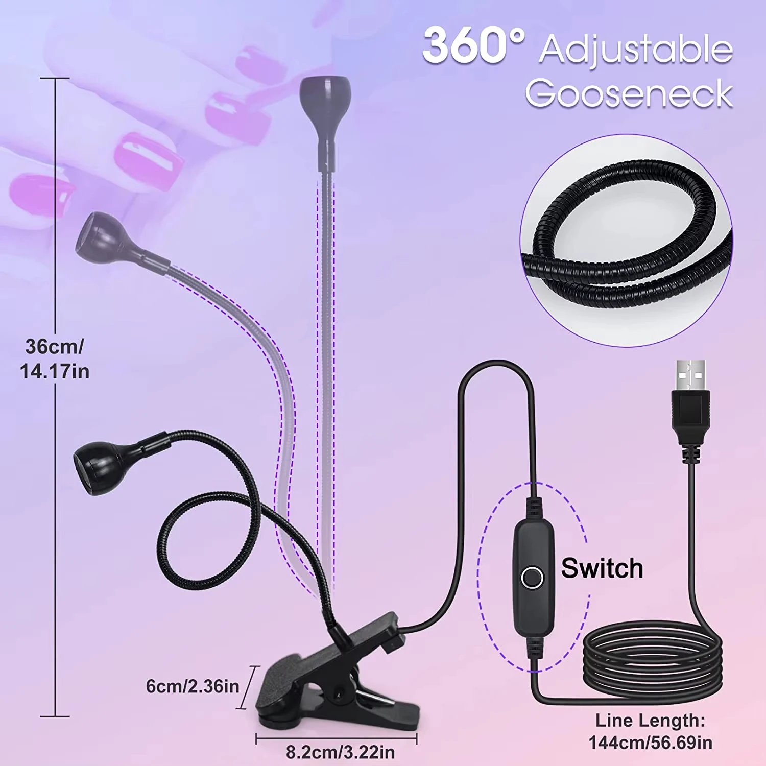 UV Nail Lamp 395nm Led Ultravi - Uv Lamp Nail Resin ulasan dan harga