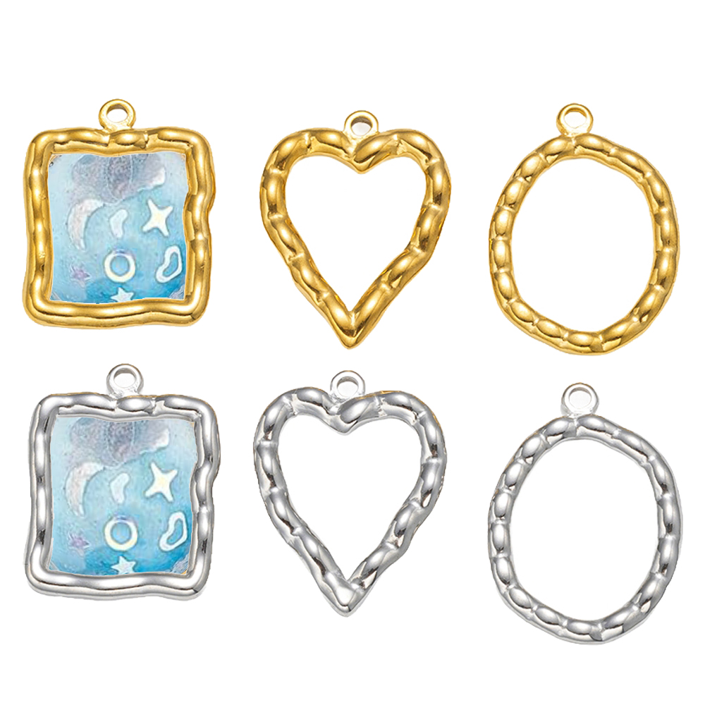 5pcs Stainless Steel Heart Rou - Resin Art Products ulasan dan harga