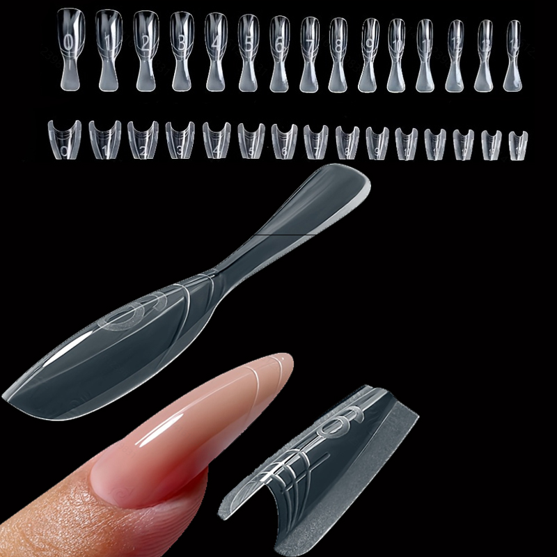 240 Pieces of Dual-Form Nail F - Resin Art Template ulasan dan harga