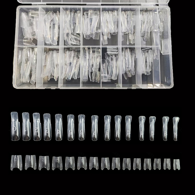 240 Pieces of Dual-Form Nail F - Resin Art Template ulasan dan harga