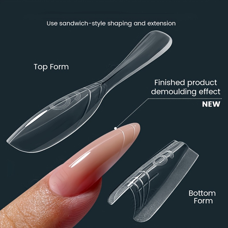 240 Pieces of Dual-Form Nail F - Resin Art Template ulasan dan harga