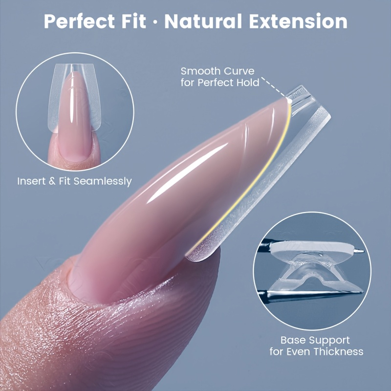 240 Pieces of Dual-Form Nail F - Resin Art Template ulasan dan harga