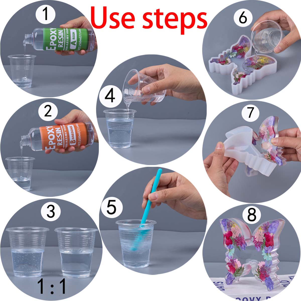 1:1 Ratio Epoxy Resin Kit Anti - Resin Art Tool Kit ulasan dan harga