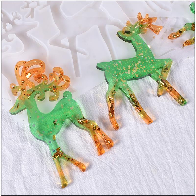 Christmas Elk Epoxy Resin Mold - Resin Art Tool Kit ulasan dan harga