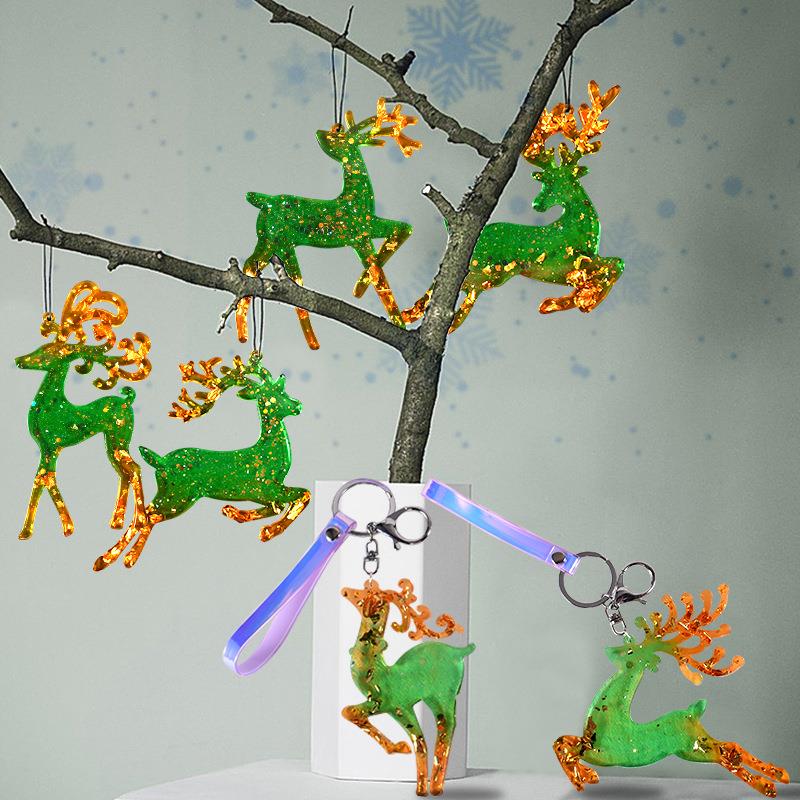 Christmas Elk Epoxy Resin Mold - Resin Art Tool Kit ulasan dan harga