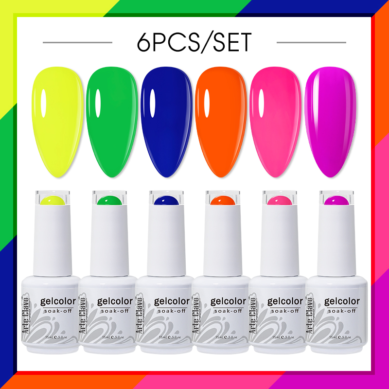 Arte Clavo Gel Nail Polish Set - Uv Lamp Nail Resin ulasan dan harga