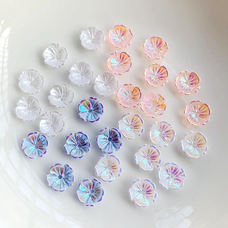 Flowers 8mm Earrings jewelry a - Resin Art Earrings Design ulasan dan harga