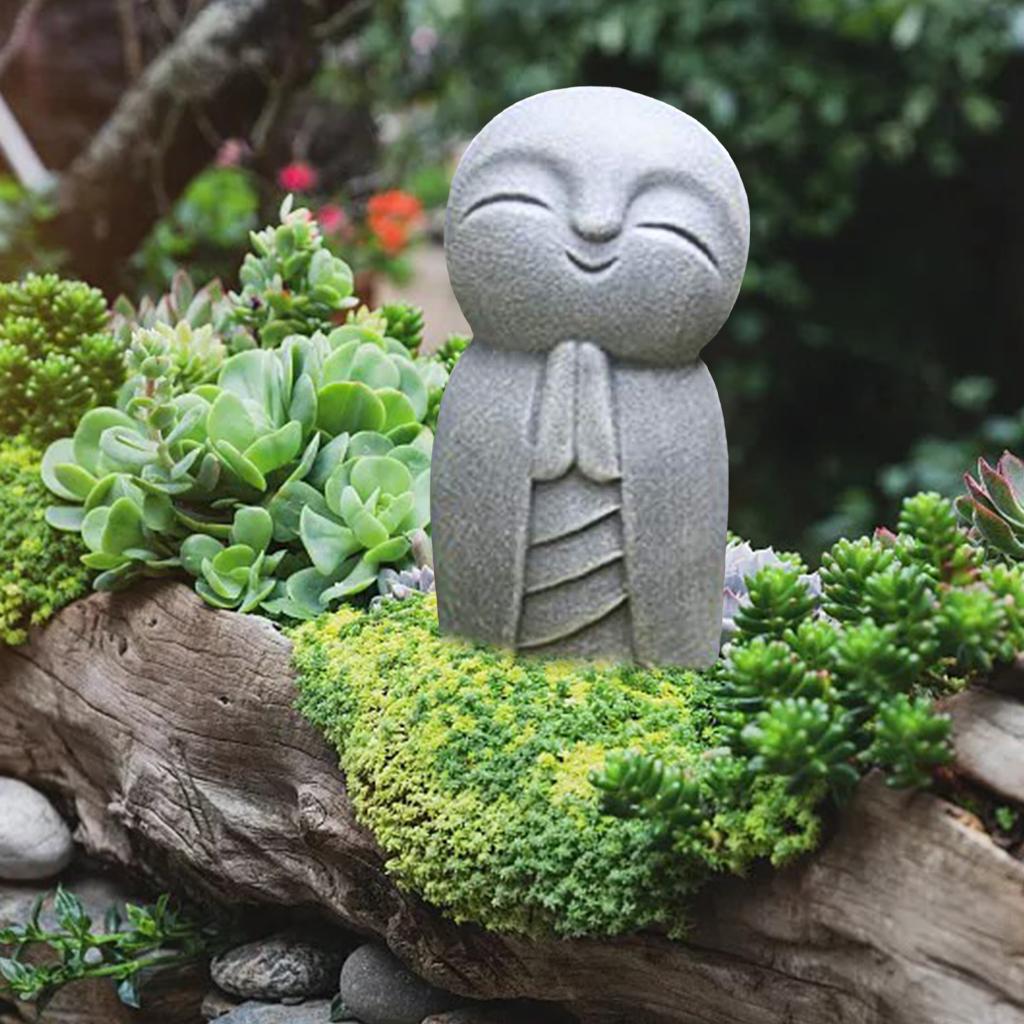 Jizo Monks Praying Statue Resi - Resin Art Baby Memories ulasan dan harga