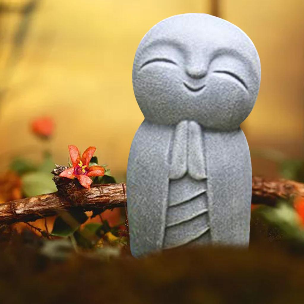 Jizo Monks Praying Statue Resi - Resin Art Baby Memories ulasan dan harga