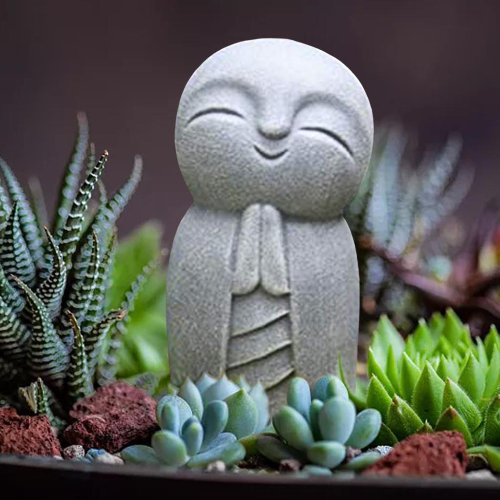 Jizo Monks Praying Statue Resi - Resin Art Baby Memories ulasan dan harga