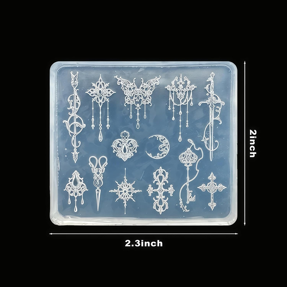 Arrow Silicone Mold Moon Resin - Resin Art Template ulasan dan harga