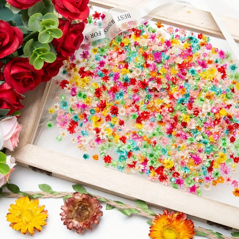 Classic artificial Flower Mix  - Resin Art Earrings Design ulasan dan harga