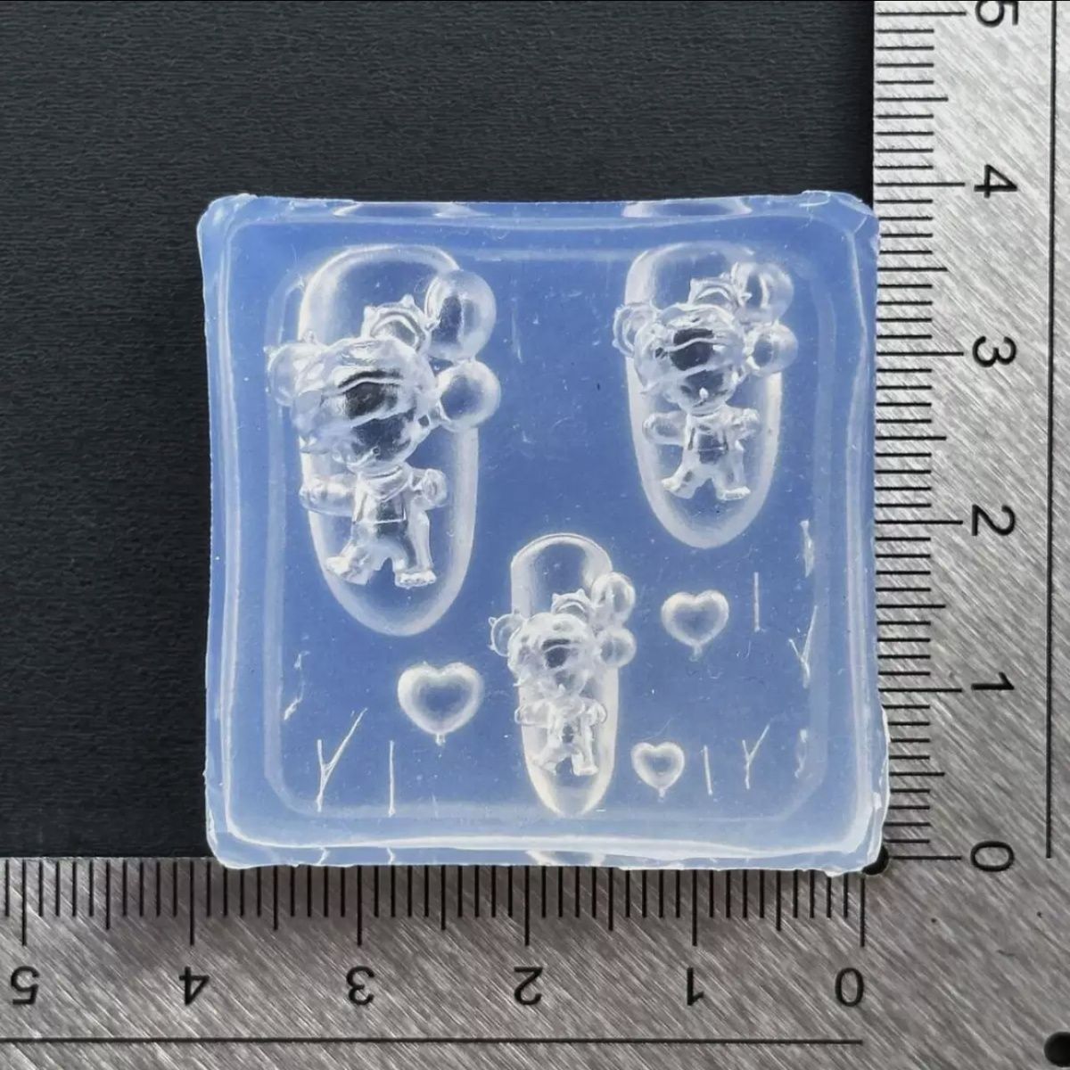 3D Nail Templates Lovely Carto - Resin Art Template ulasan dan harga