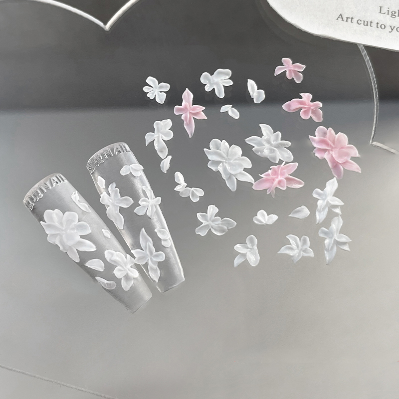 [J] 3D Flowers Nail Mold DIY S - Resin Art Template ulasan dan harga