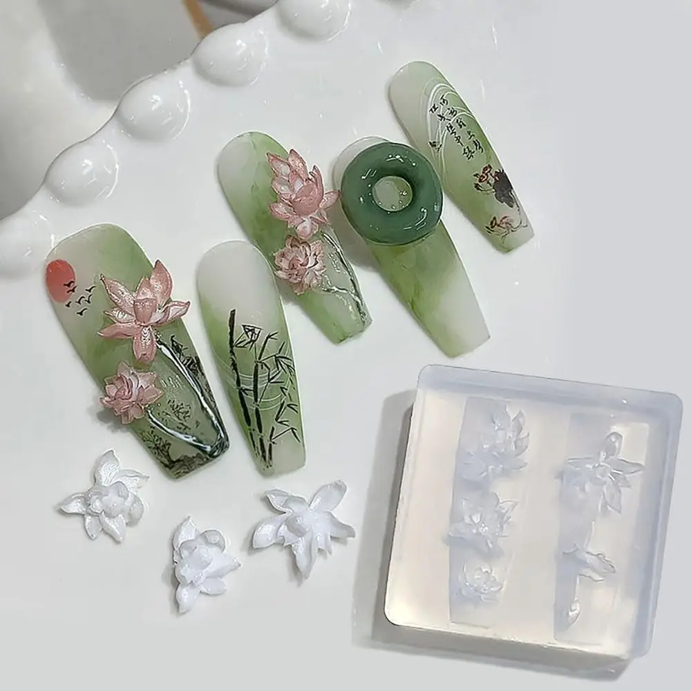 3D thorns Nail Design Silicone - Resin Art Template ulasan dan harga