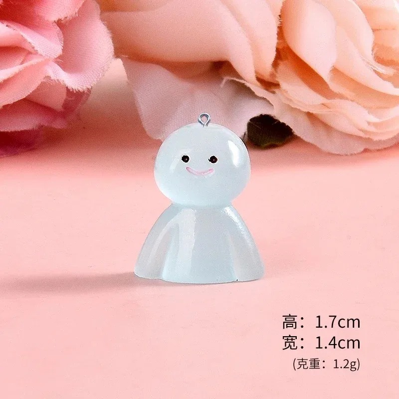 10Pcs Glow In Dark Cartoon Dol - Resin Art Products ulasan dan harga