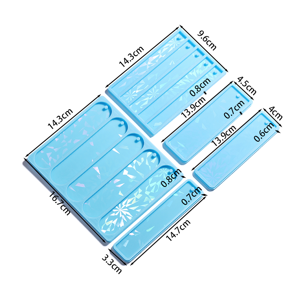 New Laser Bookmark Silicone Mo - Resin Art Bookmark ulasan dan harga