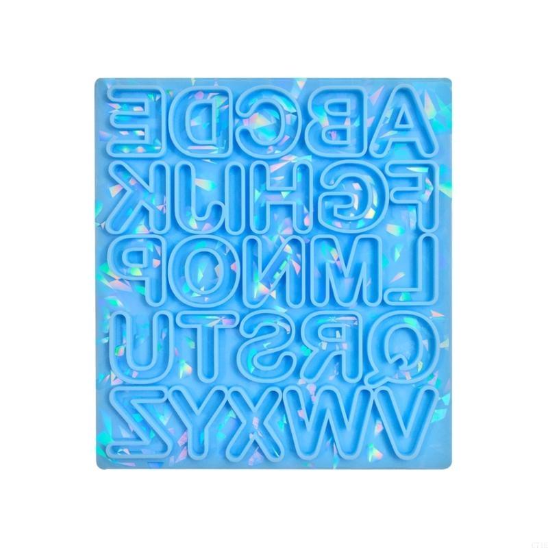 Letter Earring Resin Mold Holo - Resin Art Letter Keychain ulasan dan harga