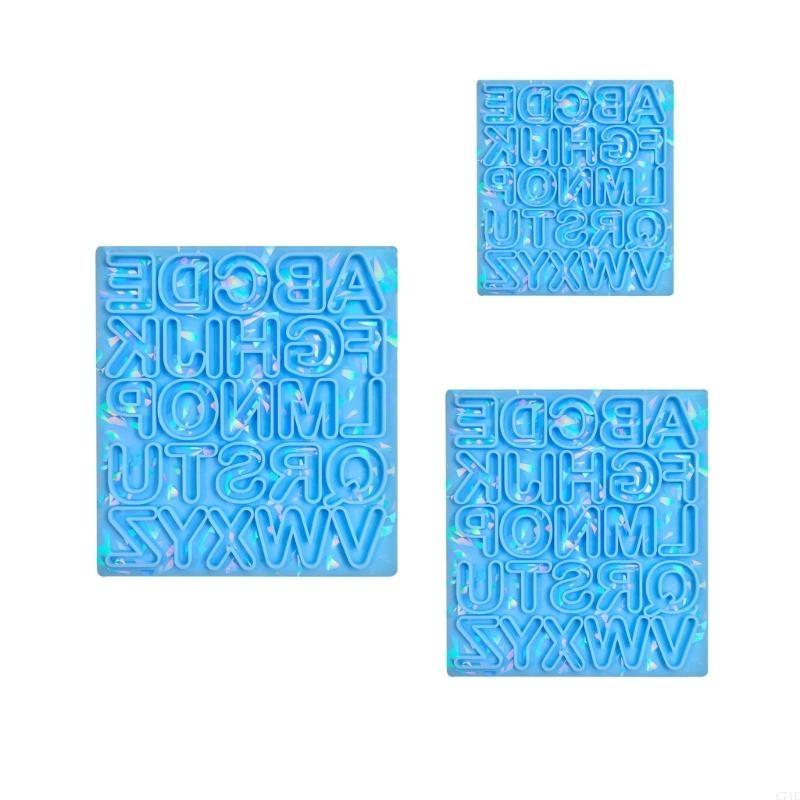 Letter Earring Resin Mold Holo - Resin Art Letter Keychain ulasan dan harga
