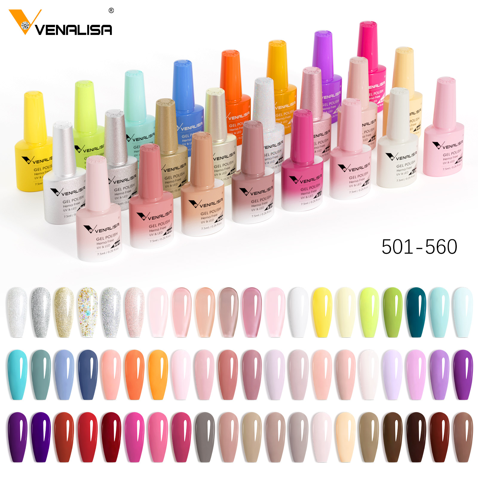 VENALISA VIP5 Luxury Gel Polis - Uv Lamp Nail Resin ulasan dan harga