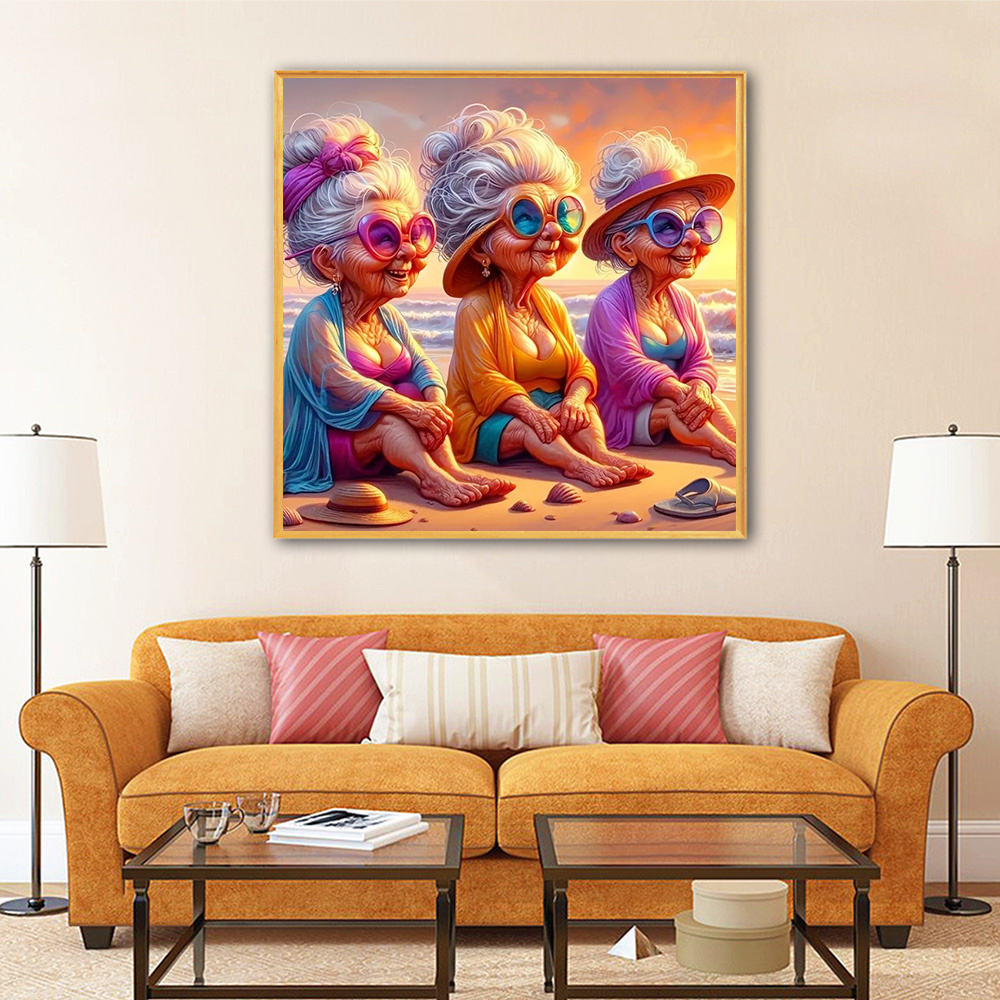 Momoart Diamond Painting Old L - Resin Art Wall ulasan dan harga