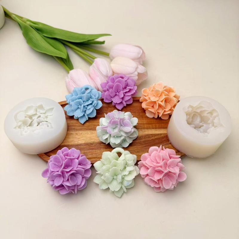 ●Hydrangea Flower Silicone Mol - Resin Art Kitchen ulasan dan harga