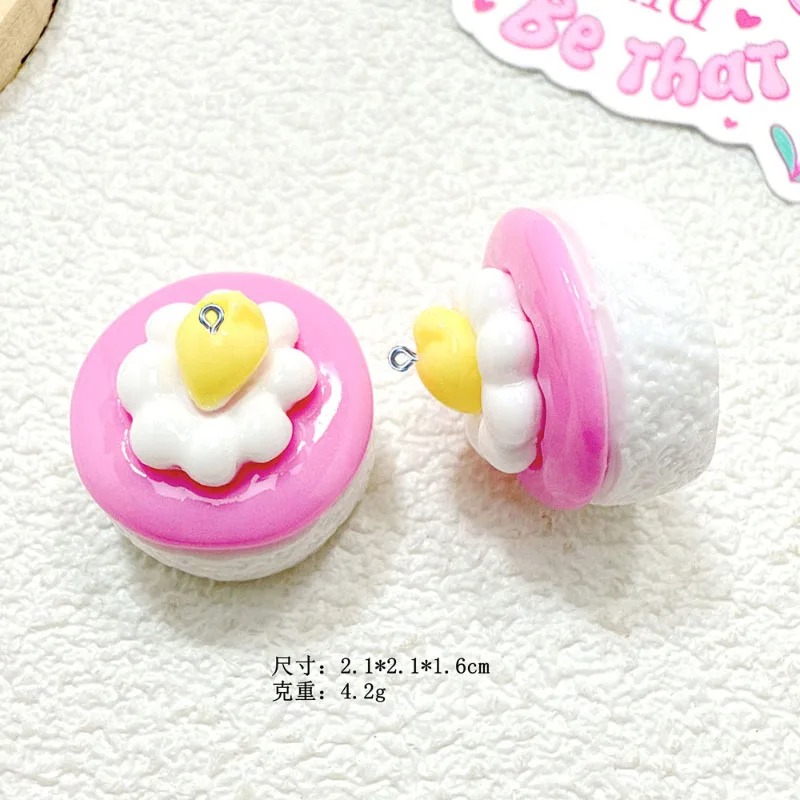 10Pcs Mini Simulated Cute Cake - Resin Art Products ulasan dan harga