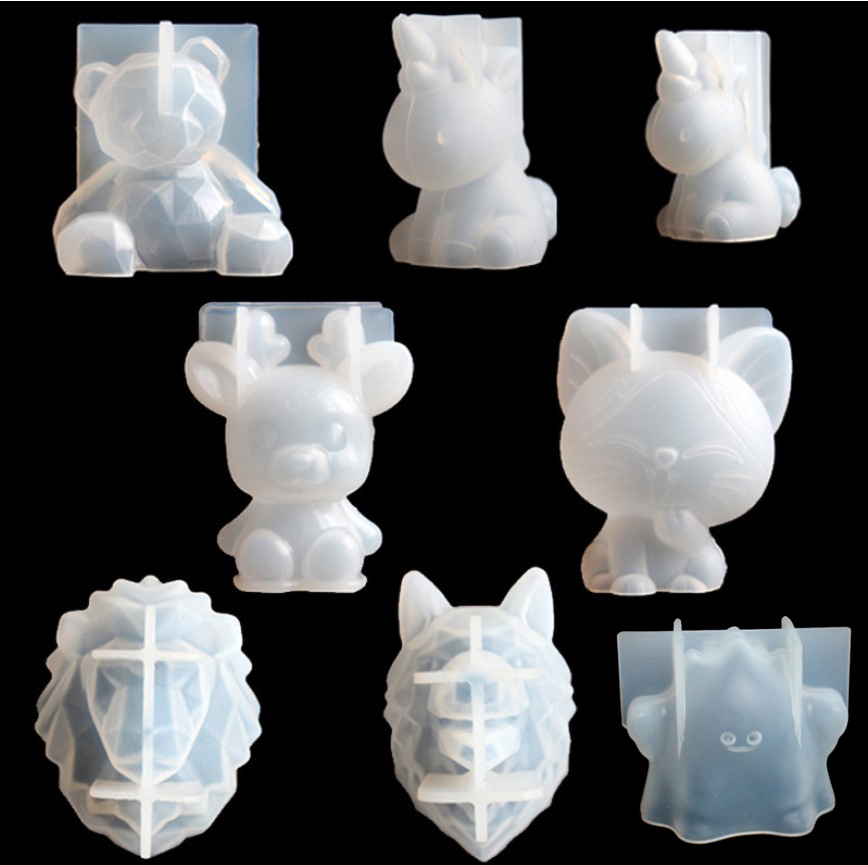 Transparent Unicorn Silicone E - Resin Art Tool Kit ulasan dan harga