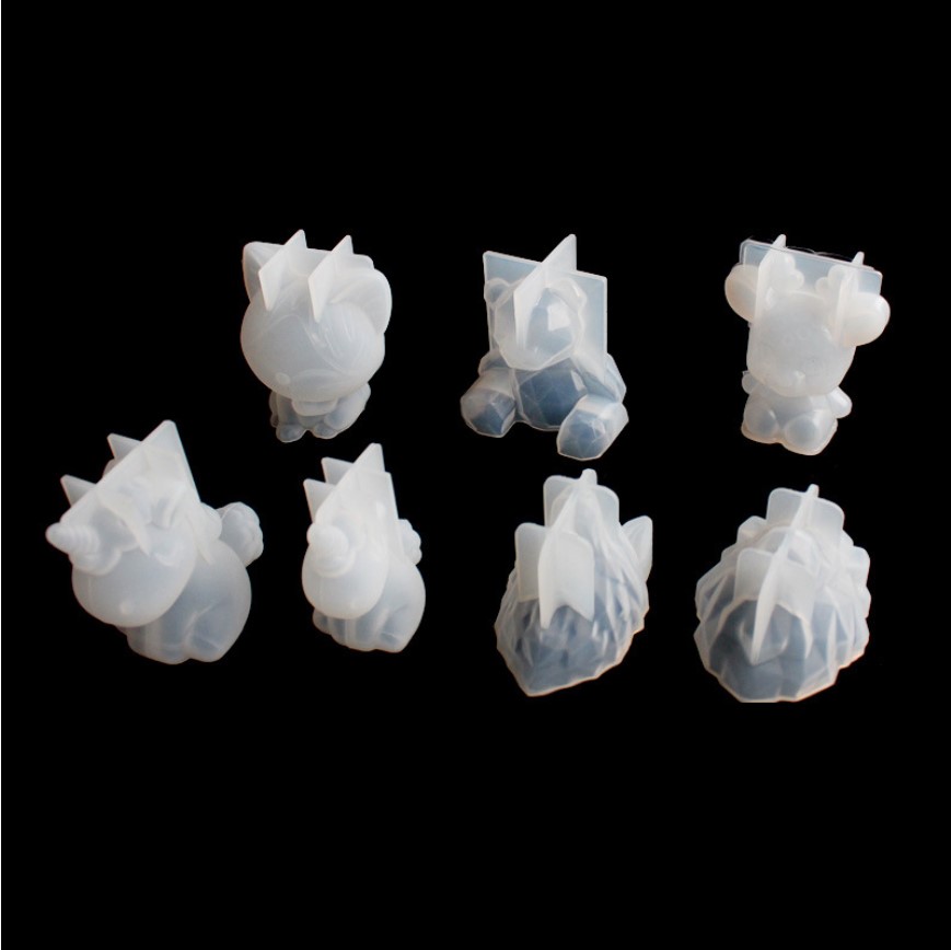 Transparent Unicorn Silicone E - Resin Art Tool Kit ulasan dan harga