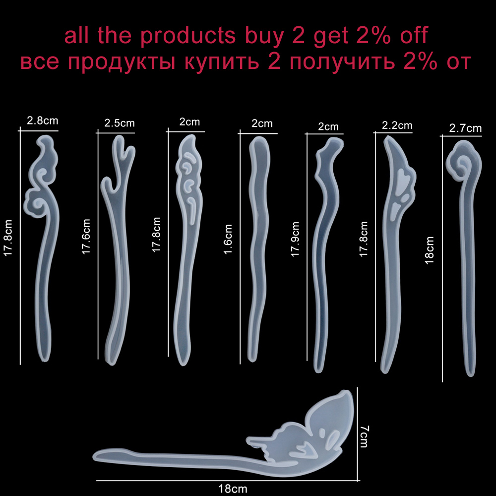 1Pcs Hairpin Hair Stick Silico - Resin Art Tool Kit ulasan dan harga
