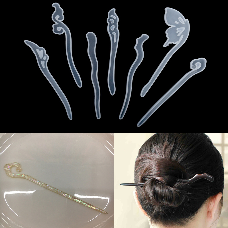 1Pcs Hairpin Hair Stick Silico - Resin Art Tool Kit ulasan dan harga