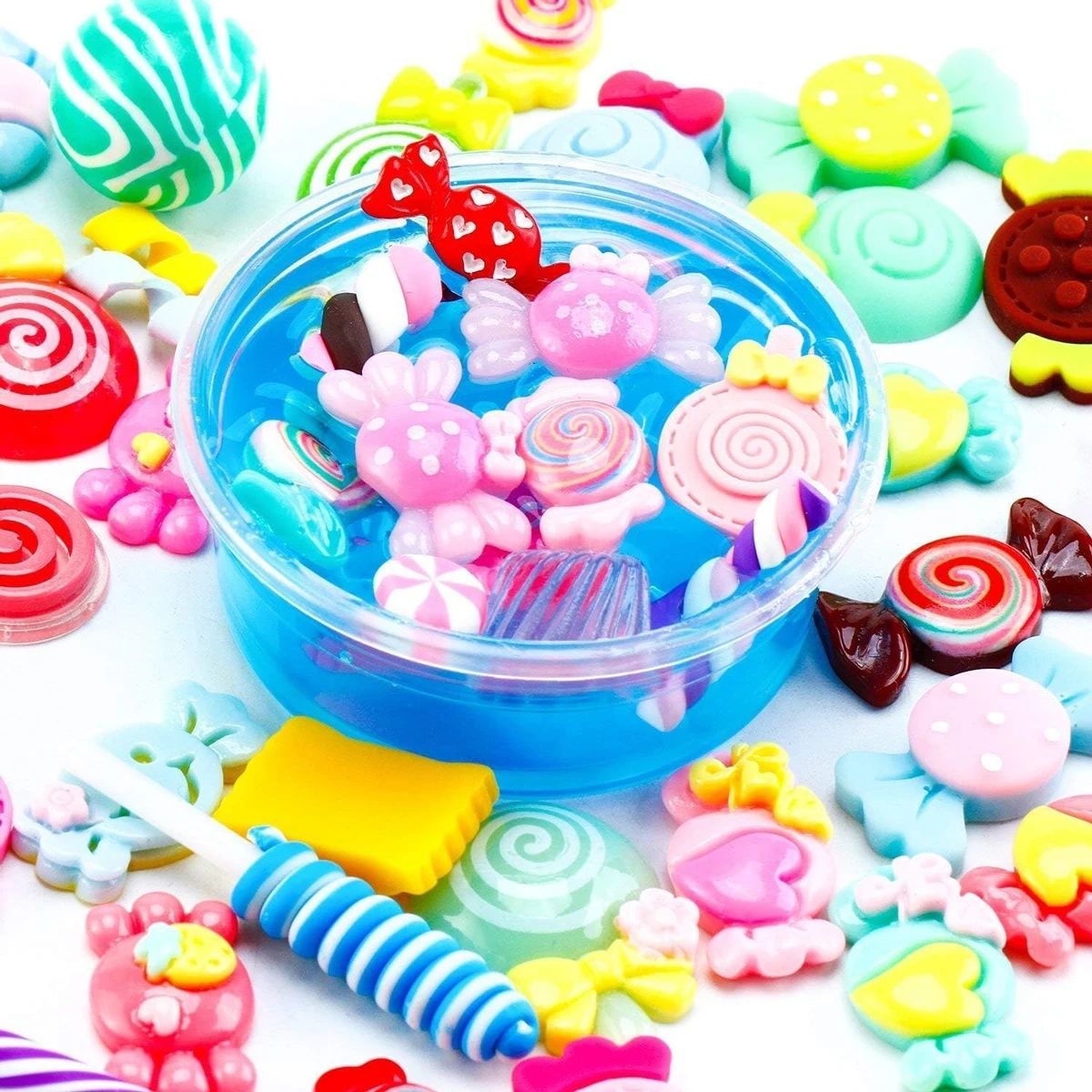 30pcs Random Candy Slime Charm - Resin Art Products ulasan dan harga