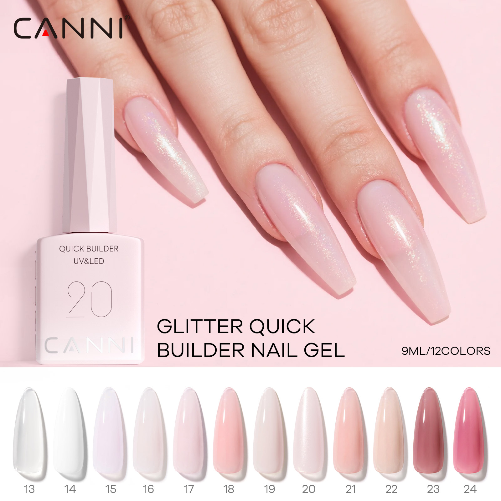 CANNI UV Construction Gel Fast - Uv Lamp Nail Resin ulasan dan harga