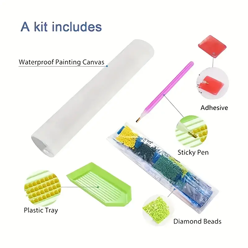 DIY Diamond Painting Colorful  - Resin Art Wall ulasan dan harga