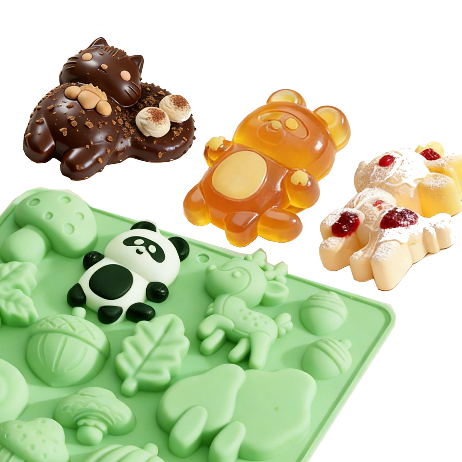 1 Silicone Cake Mold in the Sh - Resin Art Products ulasan dan harga