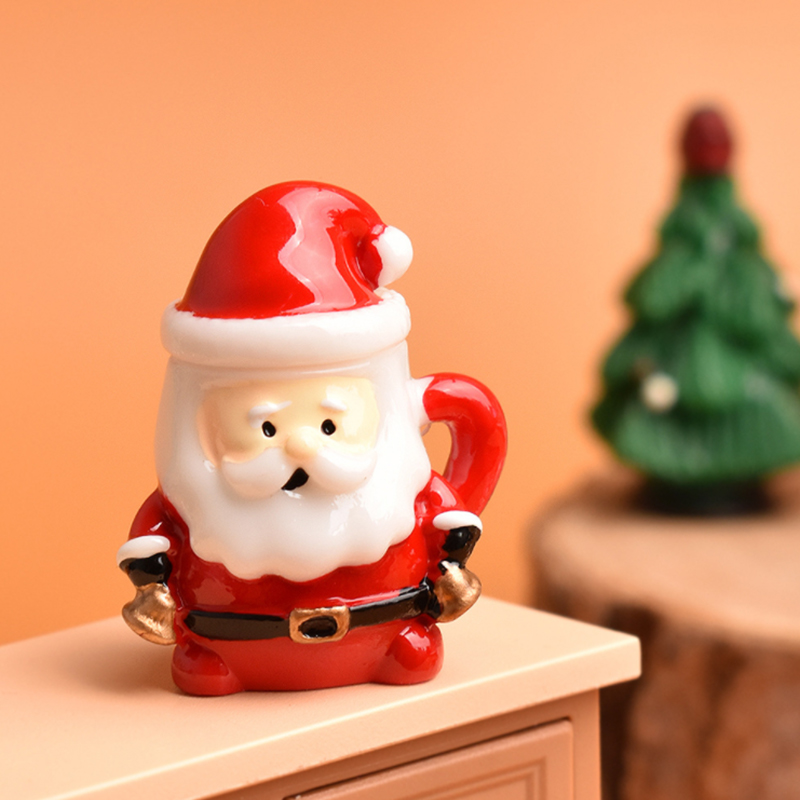 Mini Santa Teacup Ornament - R - Resin Art Products ulasan dan harga