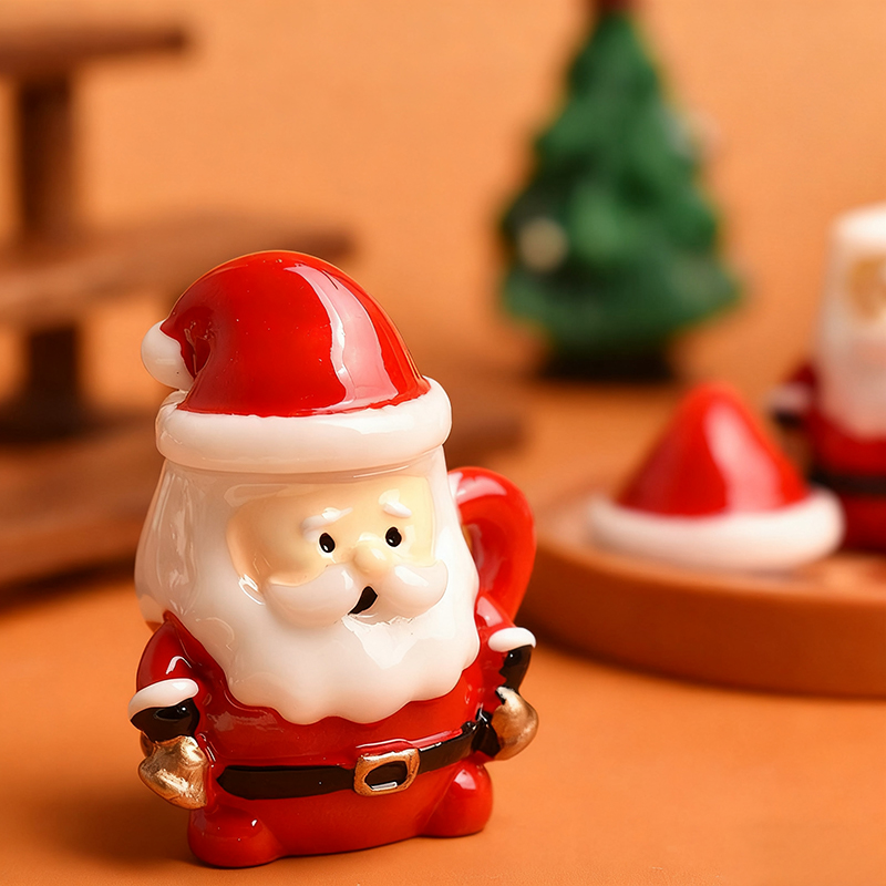 Mini Santa Teacup Ornament - R - Resin Art Products ulasan dan harga