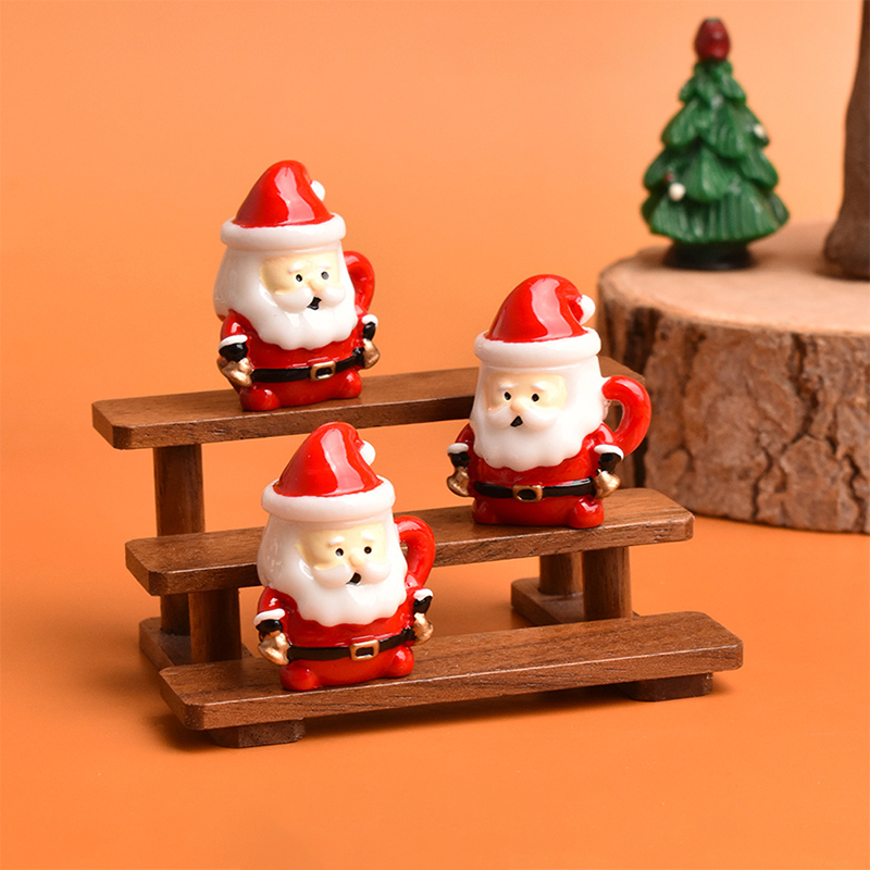 Mini Santa Teacup Ornament - R - Resin Art Products ulasan dan harga