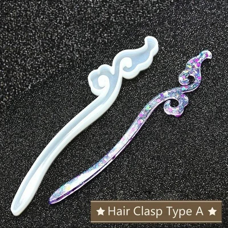 New Transparent Hairpin Silico - Resin Art Supplies ulasan dan harga