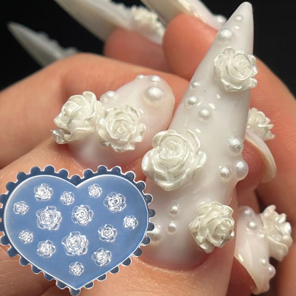 3D Flower Nail Molds Silicone  - Resin Art Template ulasan dan harga